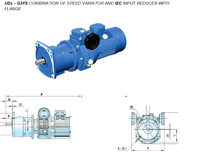 THÔNG SỐ KỸ THUẬT MOTOR GIẢM TỐC UDL-G3FS